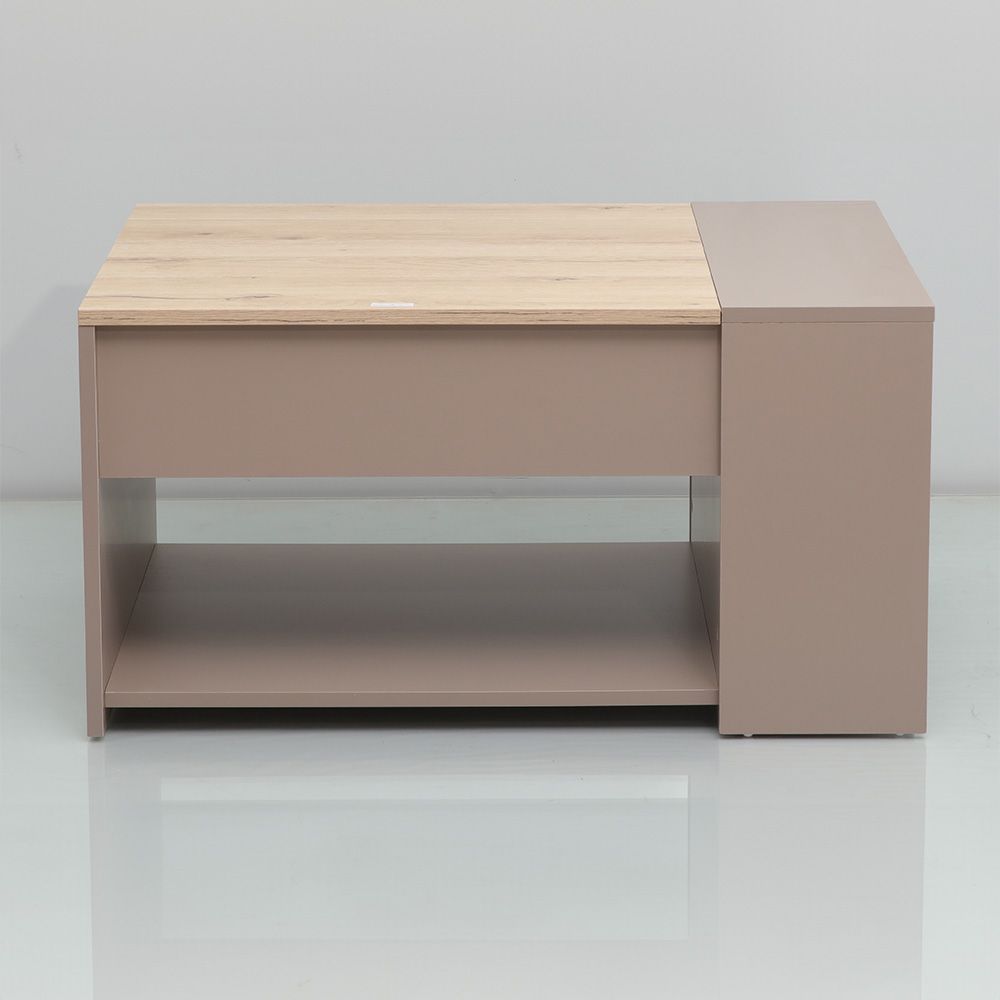 Spence Lift-Top Coffee Table with Storage - Grey/Oak - With 2-Year Warranty