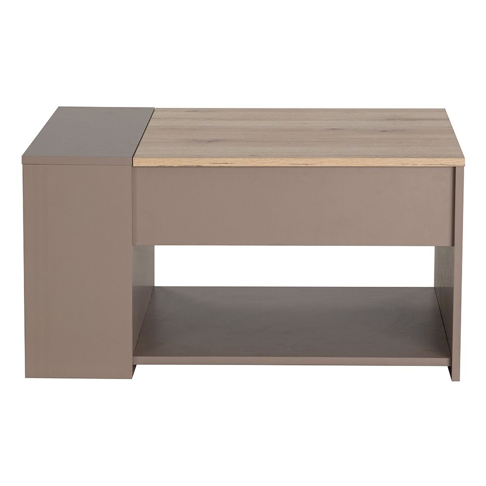 Spence Lift-Top Coffee Table with Storage - Grey/Oak - With 2-Year Warranty