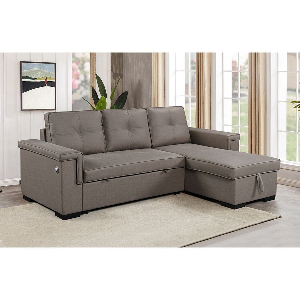 Corner sofa grey deals fabric