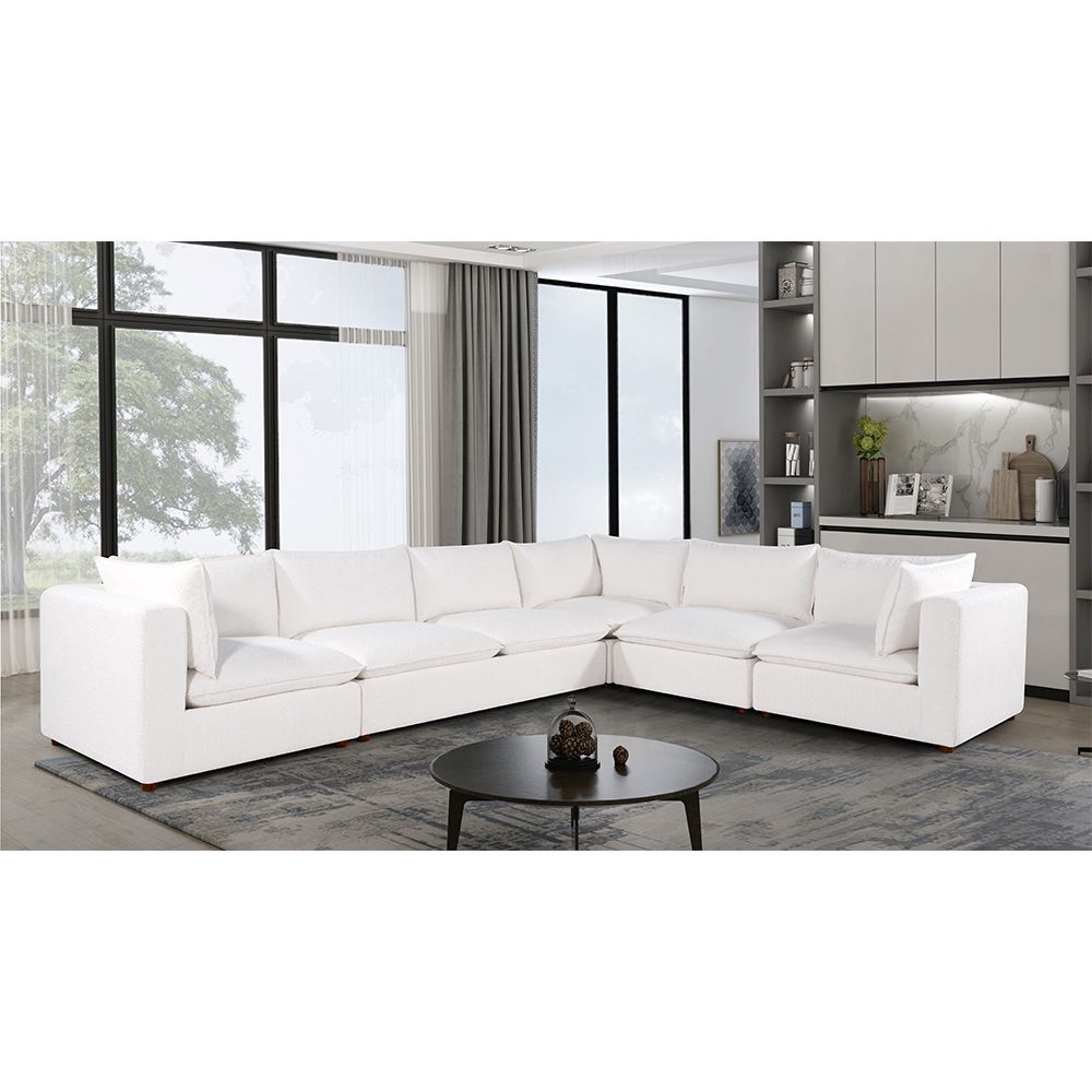 Oakland 6 Seater Sectional Boucle