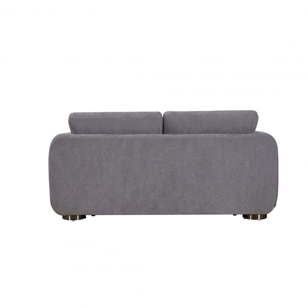 Hestia 2 Seater Fabric Sofa - Light Grey