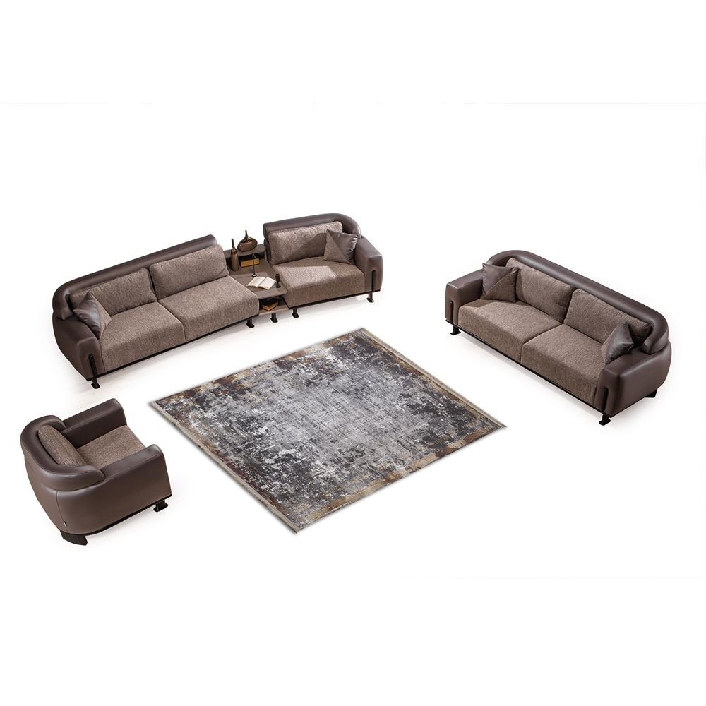 Prebbleton 1-Seater Fabric Sofa - Brown - With 2-Year Warranty