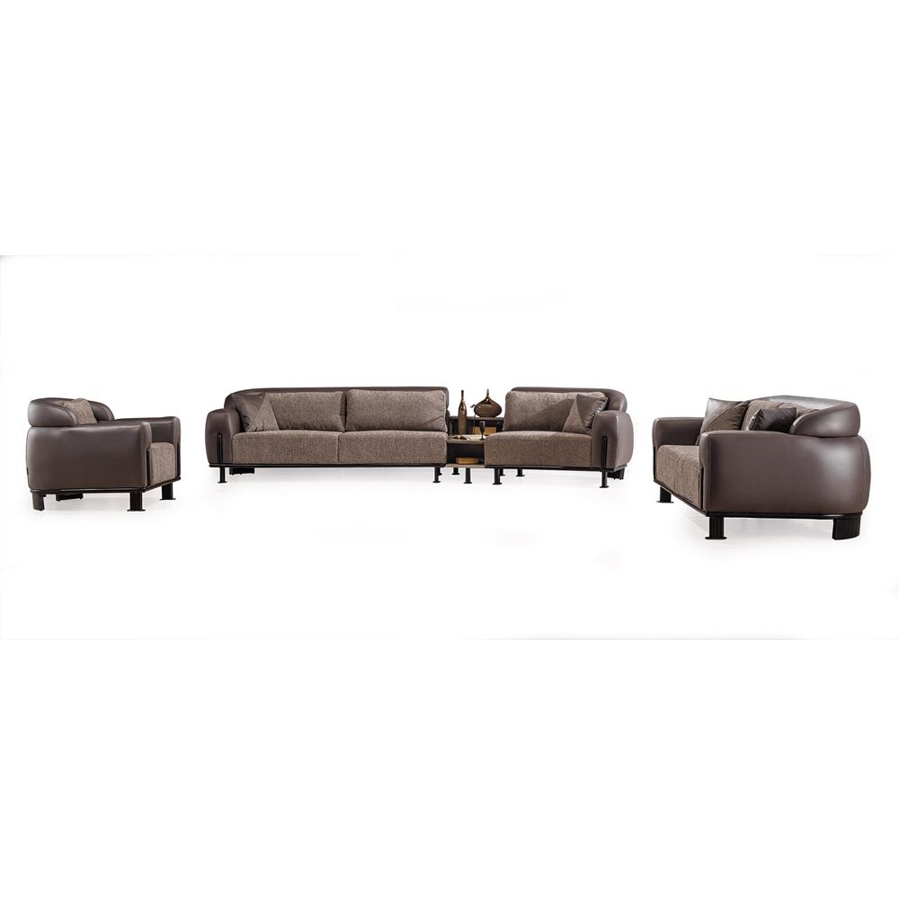 Prebbleton 1-Seater Fabric Sofa - Brown - With 2-Year Warranty