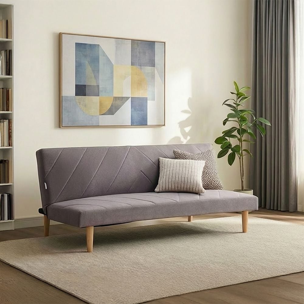 Eudora 3-Seater Fabric Sofa Bed