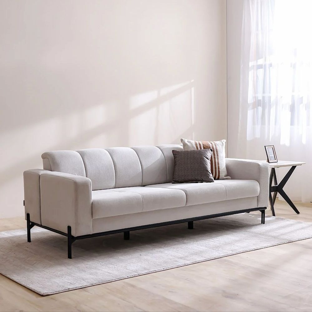 Form 3-Seater Fabric Sofa