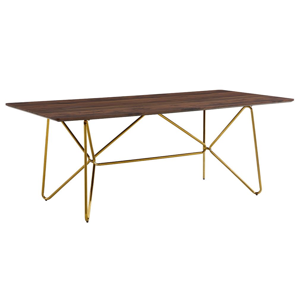 Gold and black on sale dining table