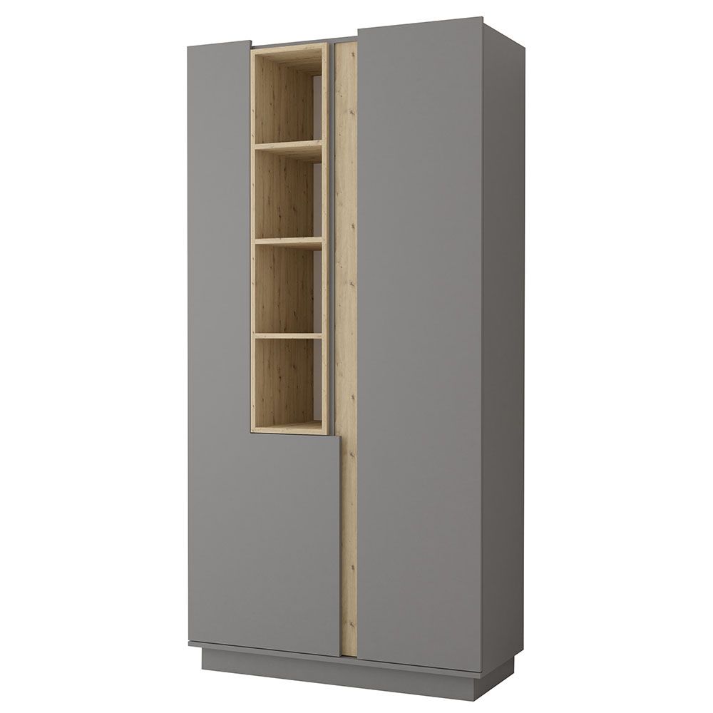 Buy McLeod Tower Cabinet - Dark Grey Online | Danube Home UAE