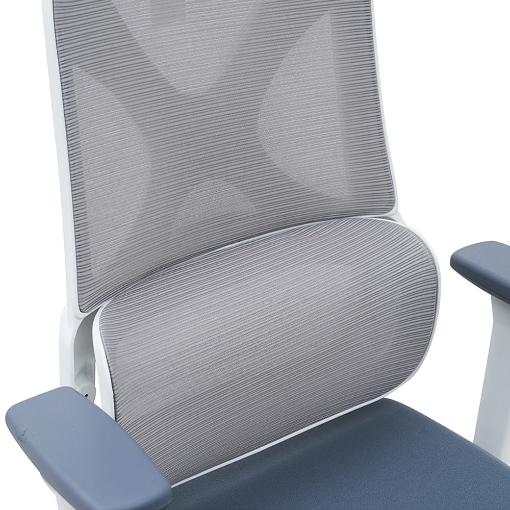 Norway High-Back Office Chair - Grey/White - With 2-Year Warranty