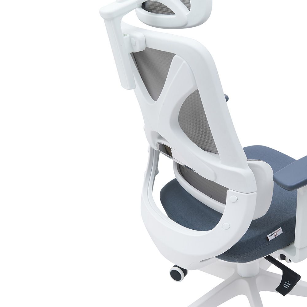 Norway High-Back Office Chair - Grey/White - With 2-Year Warranty