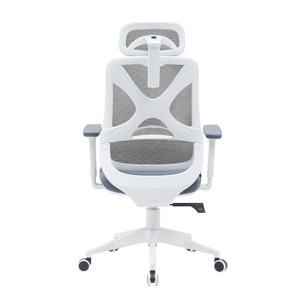 Norway High-Back Office Chair - Grey/White - With 2-Year Warranty