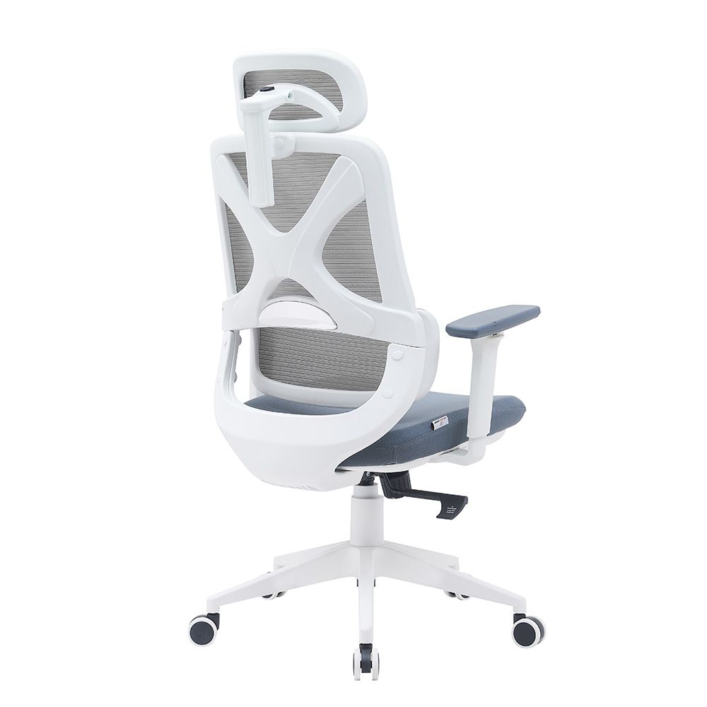 Norway High-Back Office Chair - Grey/White - With 2-Year Warranty