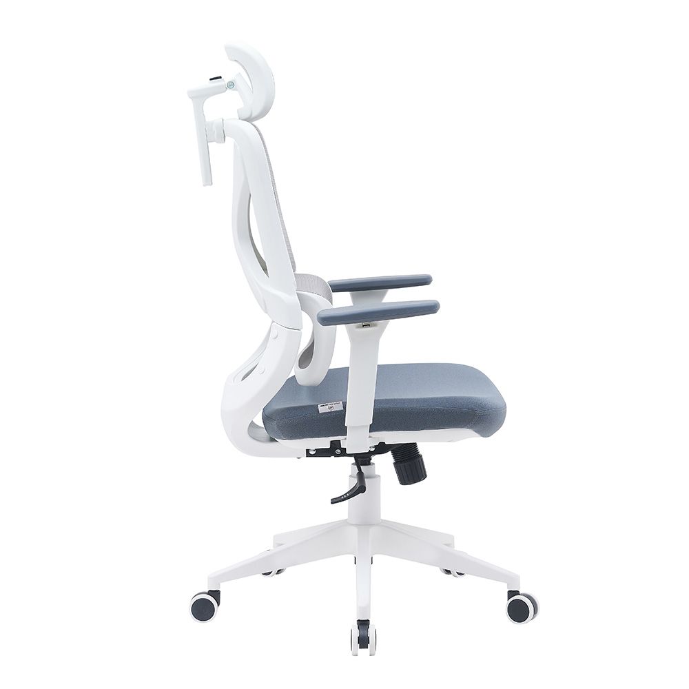 Norway High-Back Office Chair - Grey/White - With 2-Year Warranty