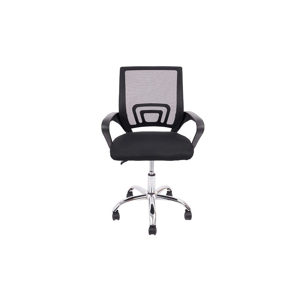 Herald Office Chair - Black/Chrome - With 2-Year Warranty