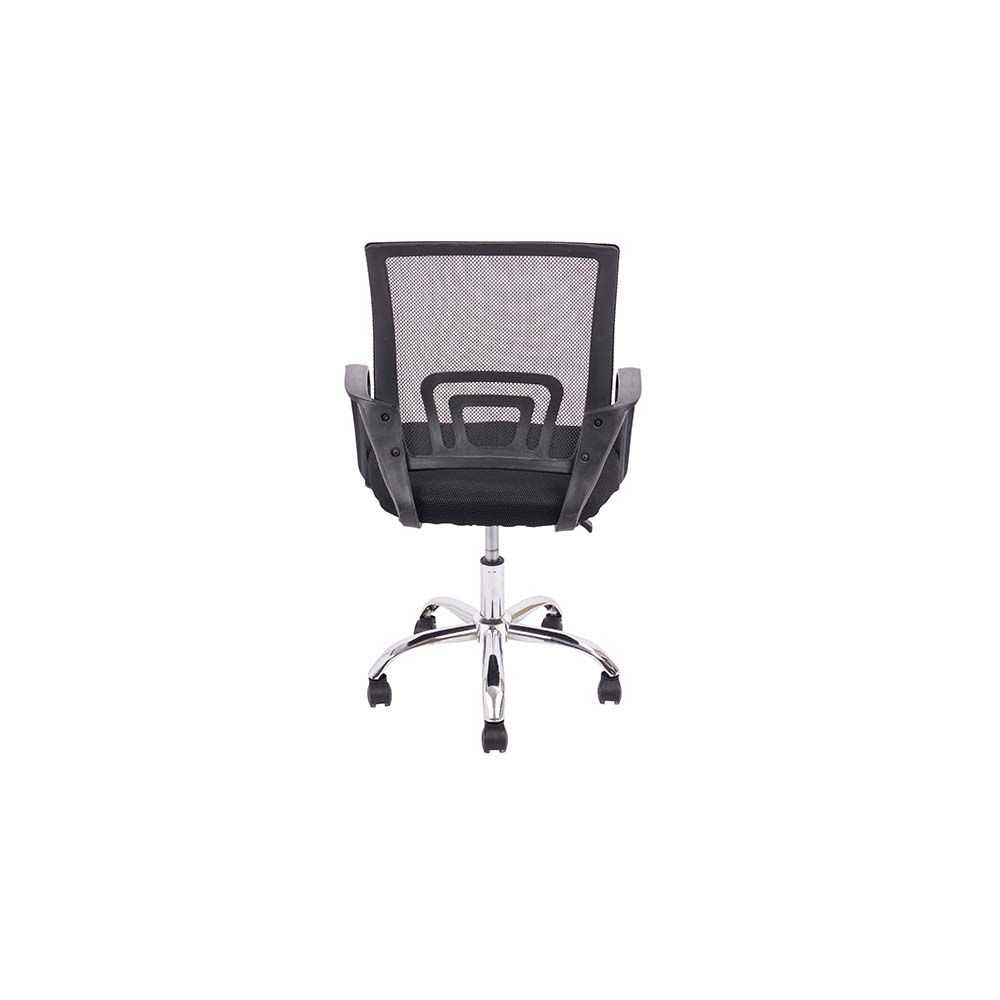 Herald Office Chair - Black/Chrome - With 2-Year Warranty