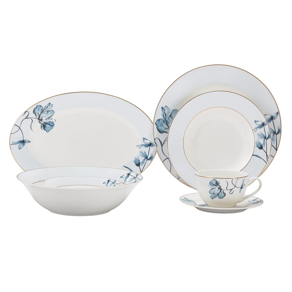 Beatrice 32 Pc New Bone China Dinner Set Serves 6