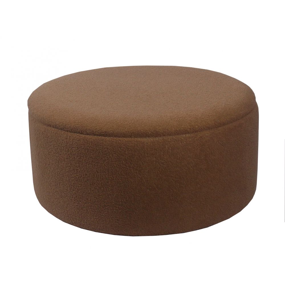 Brown deals fabric ottoman