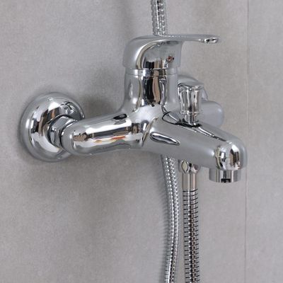 Milano Queen Bath Shower Mixer Tap with Hand Shower