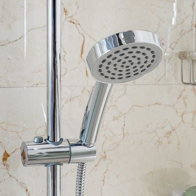 Milano Dallas Bath Shower with Rod & Rain Shower Complete Set