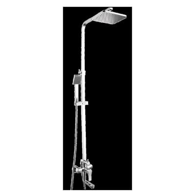 Milano Charming Bath Shower with Rod & Rain Shower Complete Set