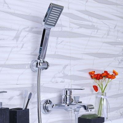 Milano Power Bath Shower Mixer Tap with Hand Shower