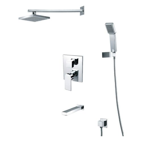 Milano Power 3 Way Concealed Shower Mixer Complete Set