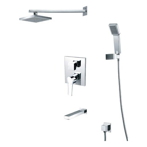 Milano Charming 3 Way Concealed Shower Mixer Complete Set