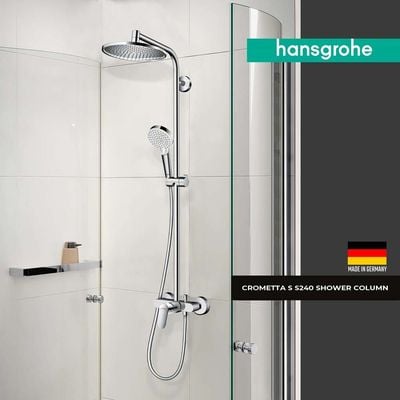 Hansgrohe Crometta S S240 Shower Column With Bath Mixer Chrome