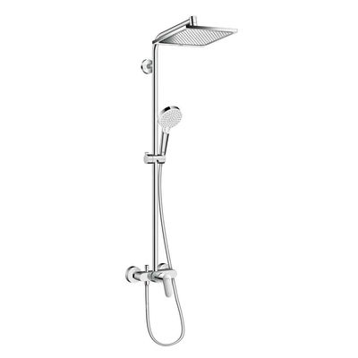 Hansgrohe Crometta E S240 Shower Column With Bath Mixer Chrome