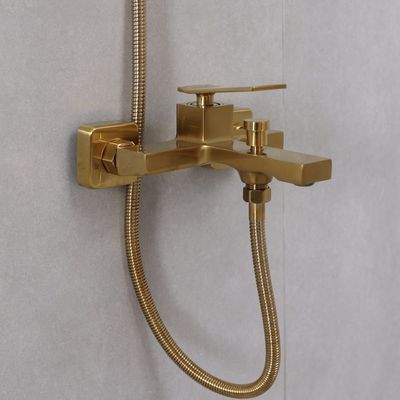 Milano Teriz Bath Shower Mixer Tap with Hand Shower