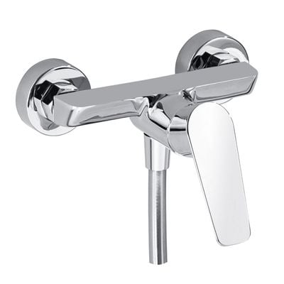 Milano Calli Wall Mounted Shower Mixer Chrome Without Shower Set