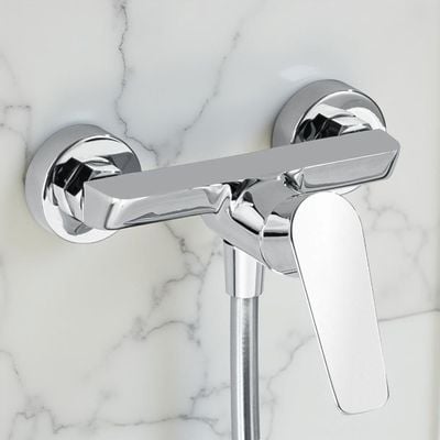 Milano Calli Wall Mounted Shower Mixer Chrome Without Shower Set
