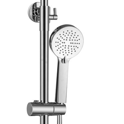 Milano Calli S Rain Shower Column-Complete Set Chrome