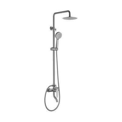 Milano Calli Rain Shower Column-Complete Set Matt Gray