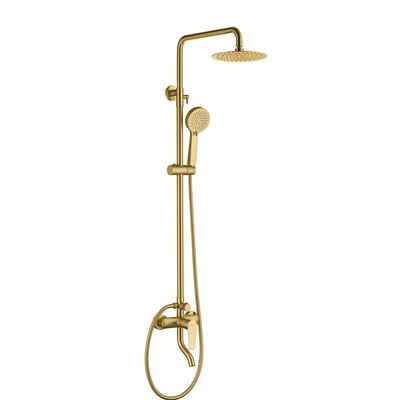 Milano Calli Rain Shower Column-Complete Set Snow Gold -Made In China