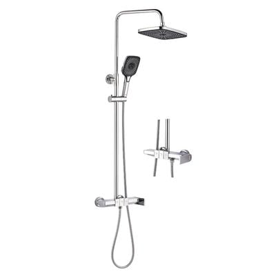 Milano Mila Rain Shower Mixer W/Shower Set Chrome – Made In China