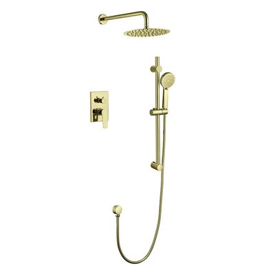 Milano Calli Concealed Shower Mixer Complete Set Matt Gold- Made In China