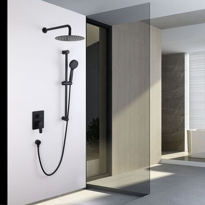 Milano Calli Concealed Shower Mixer Complete Set Matte Black- Made In China