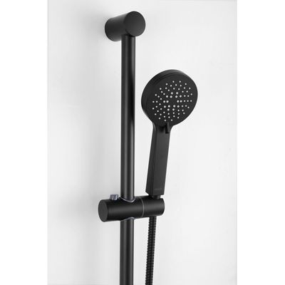 Milano Calli Concealed Shower Mixer Complete Set Matte Black- Made In China