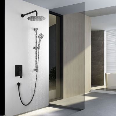 Milano Calli Concealed Shower Mixer Complete Set Matte Black- Made In China