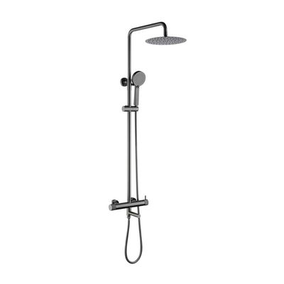 Milano Plus Ciro Rain Shower Column Set - Matt Grey 