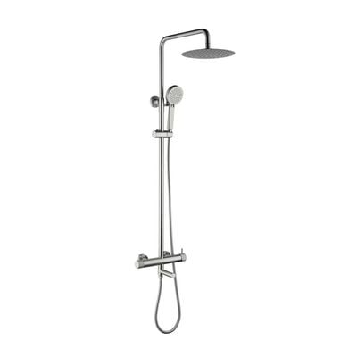 Milano Plus Ciro Rain Shower Column Set - Brushed Nickel