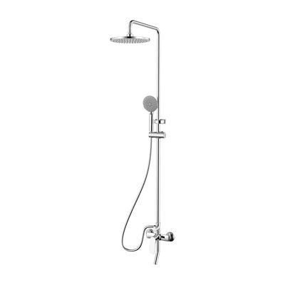 Milano Plus Brown Rain Shower Set Chrome