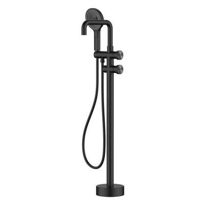 CM Euphoria Free Standing Bathtub Shower Mixer Matt Black