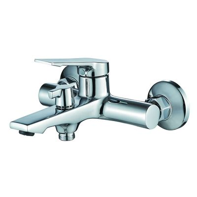 Milano Luxe Glow Bath Shower Mixer Wshower Set Chrome 