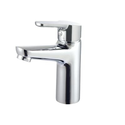 Milano Dallas Basin Mixer Tap with Pop Up Waste & Flexible Pipe