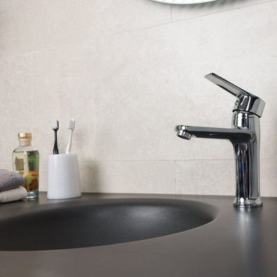 Milano Eco Turbo Basin Mixer Tap with Pop Up Waste & Flexible Pipe