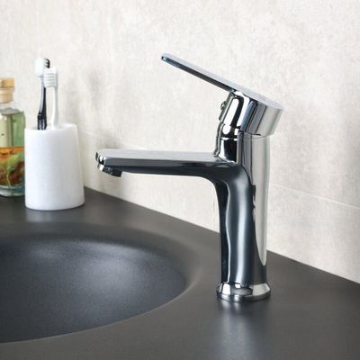 Milano Eco Turbo Basin Mixer Tap with Pop Up Waste & Flexible Pipe