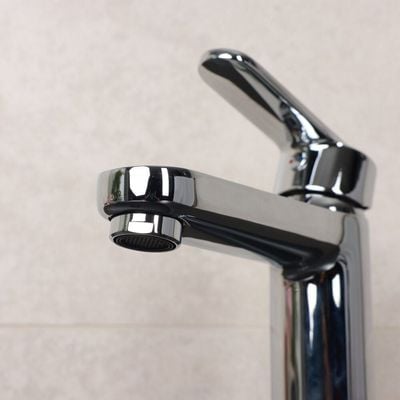 Milano Pia Basin Mixer Tap with Pop Up Waste & Flexible Pipe