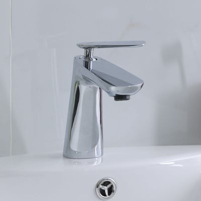 Milano Nero Basin Mixer Tap with Pop Up Waste & Flexible Pipe