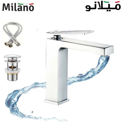 Milano Terni Basin Mixer With Pop Up Waste